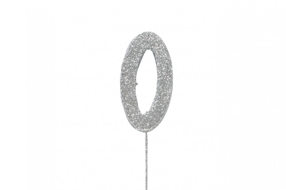 Glitter Pick: Number 0 