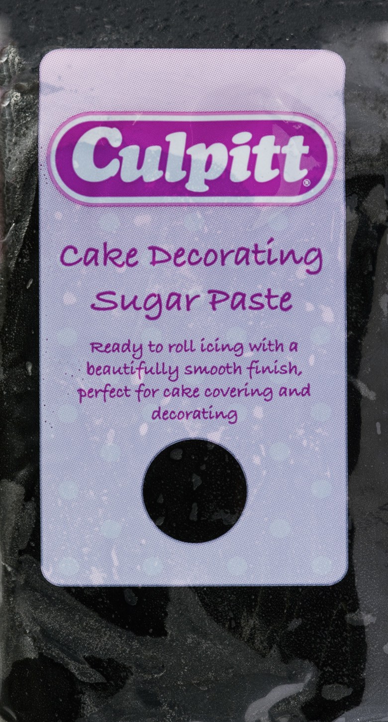 Culpitt 250g Black Sugar Paste